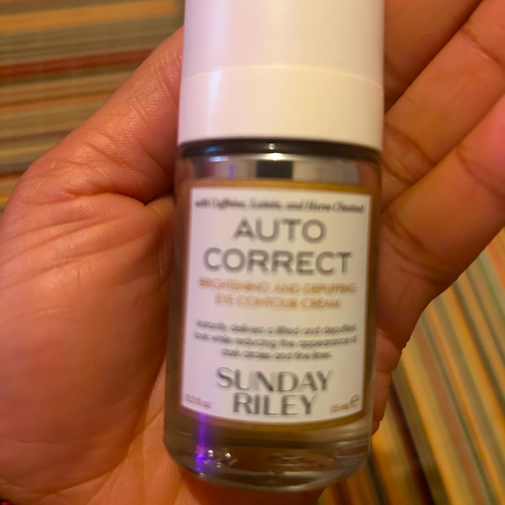 Sunday Riley Auto Correct Brightening + Depuffing Eye Cream for Dark Circles